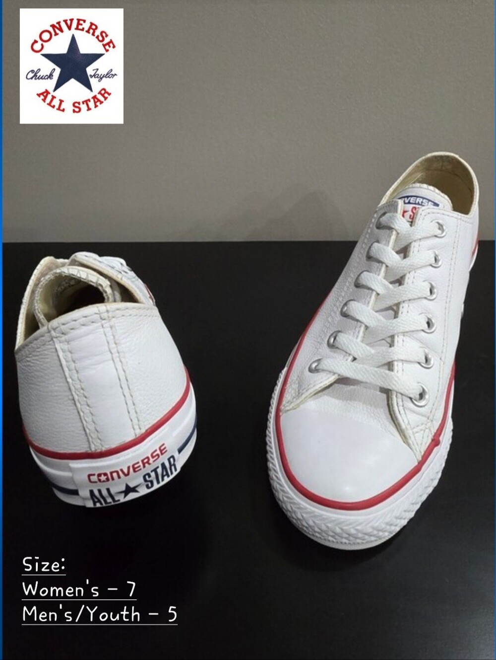 Chuck Taylor All Star Leather Unisex Low Top Shoe